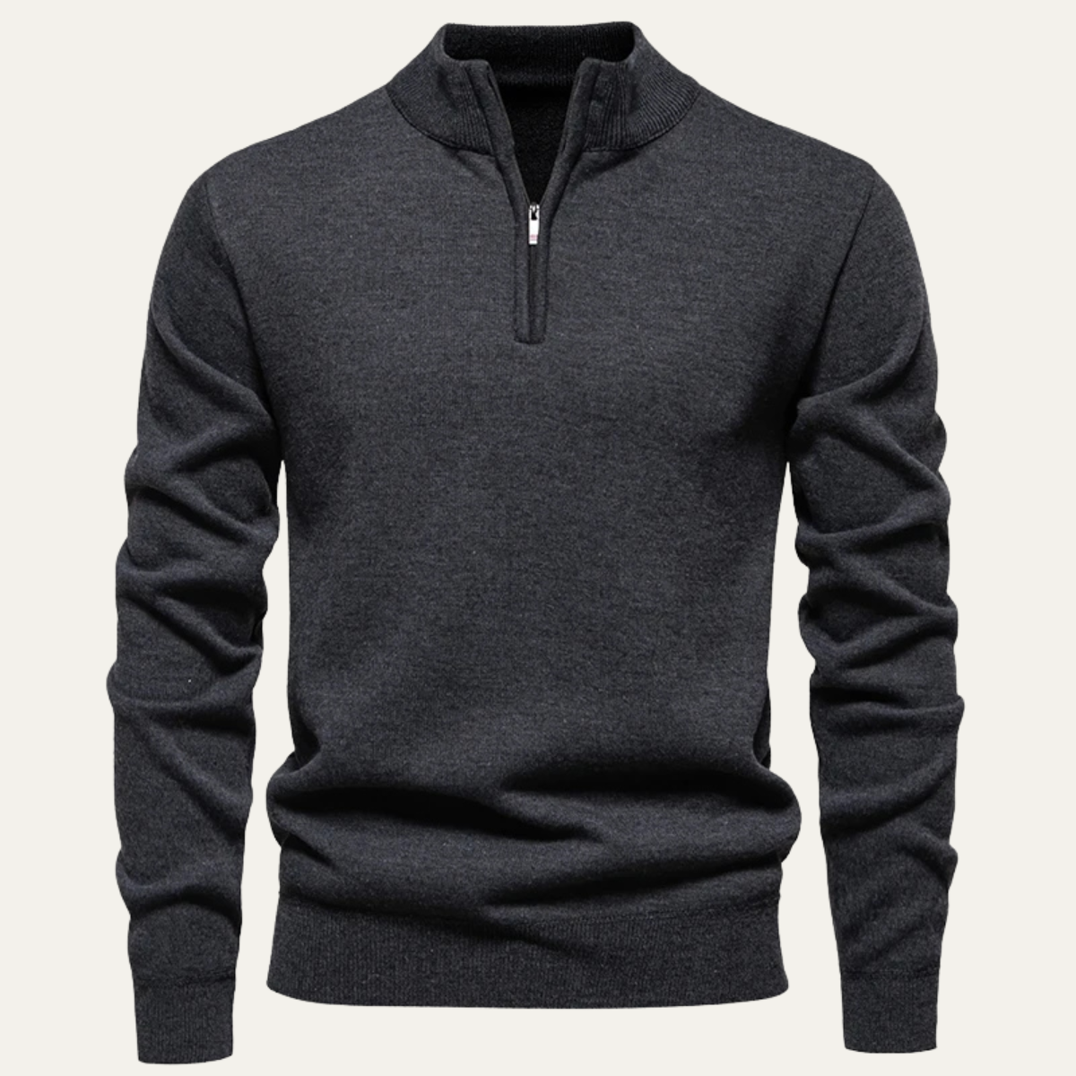 The Pesaro Men’s Half Zip Fleece Stand Collar Jumper