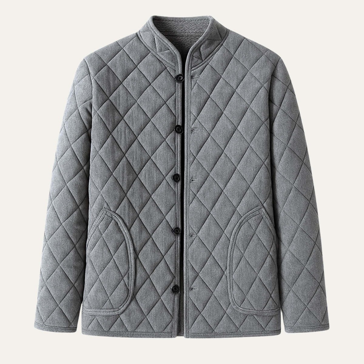 The Gerace Men’s Quilted Winter Fleece Lined Jacket