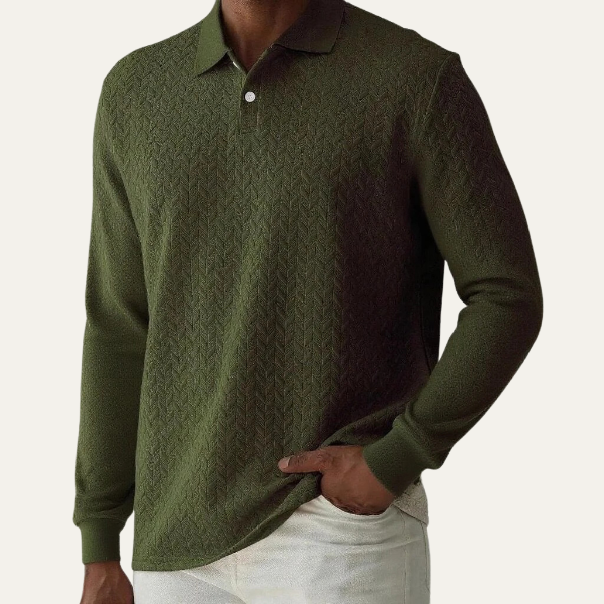 The Willowbrook Men’s Stylish Knit Polo Jumper