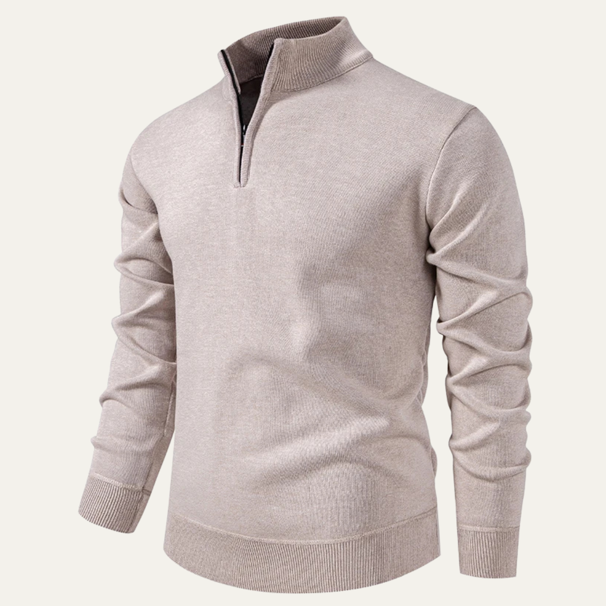 The Pesaro Men’s Half Zip Fleece Stand Collar Jumper