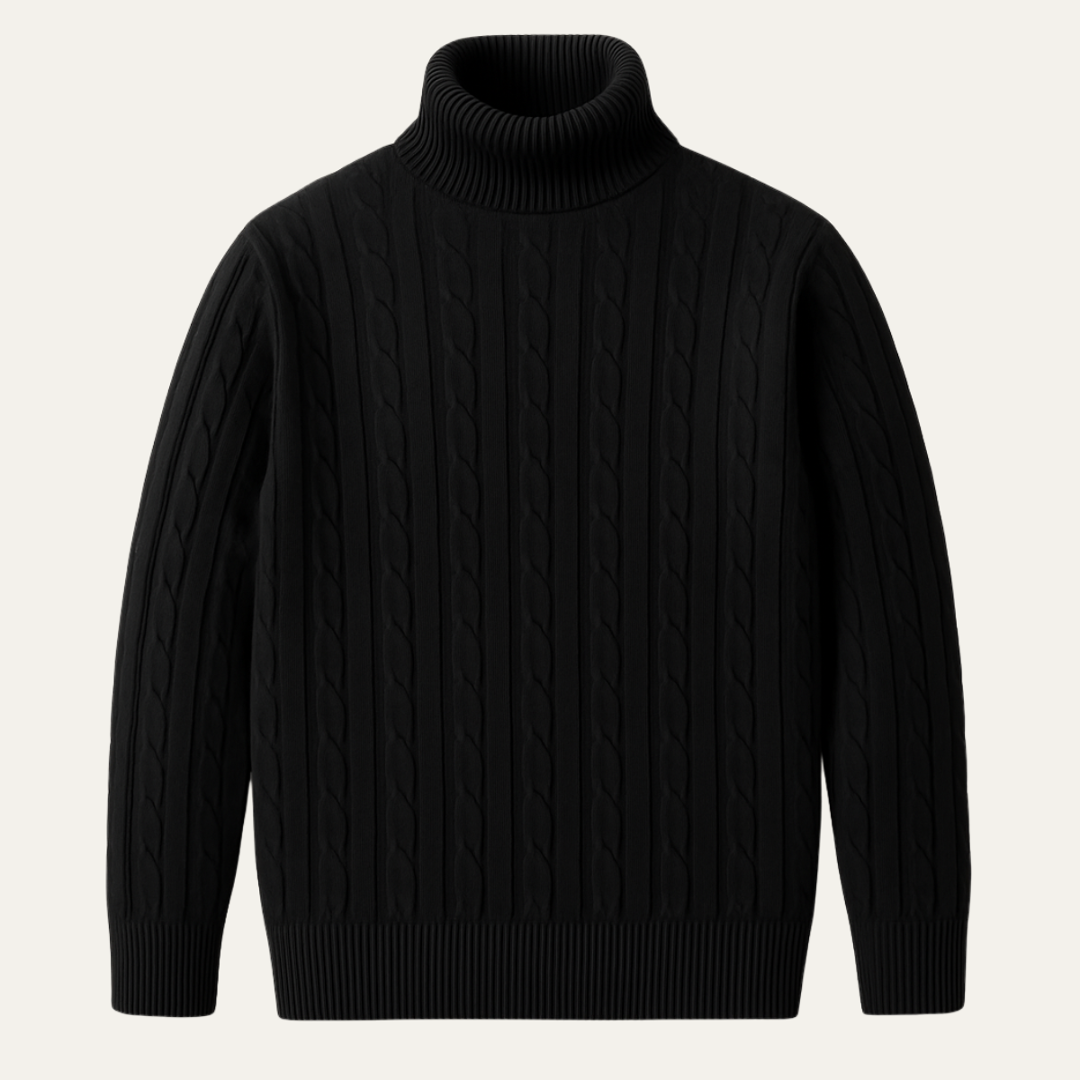 The Ancona Men’s Wool Blend Knit Turtleneck Jumper