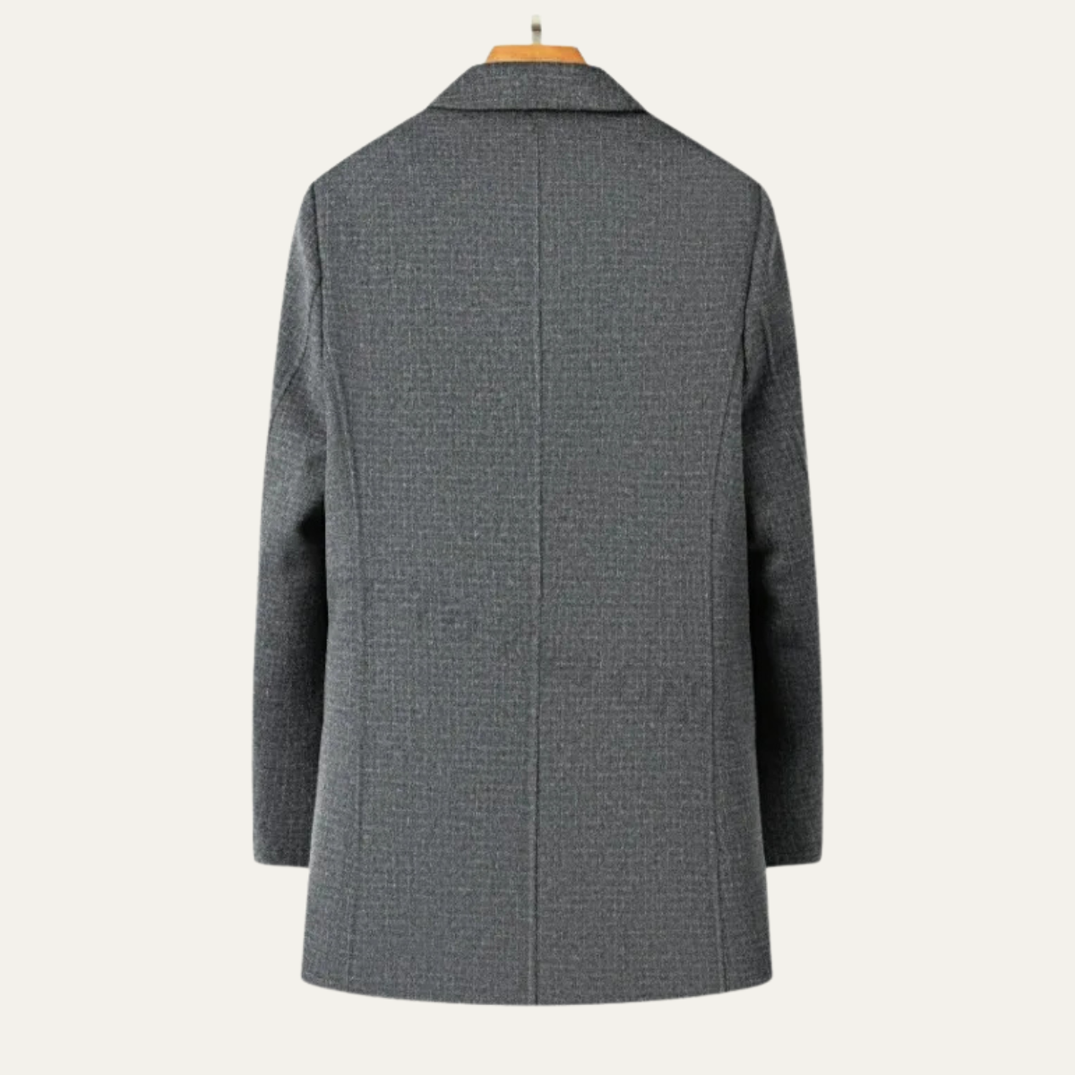 The La Villa Men’s Classic Double Faced Wool Overcoat