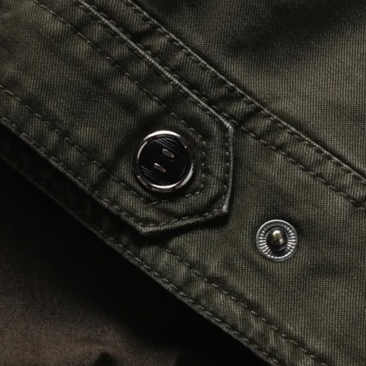 The Aberdeen Men's Trendy Cargo Cotton Jacket with Pockets