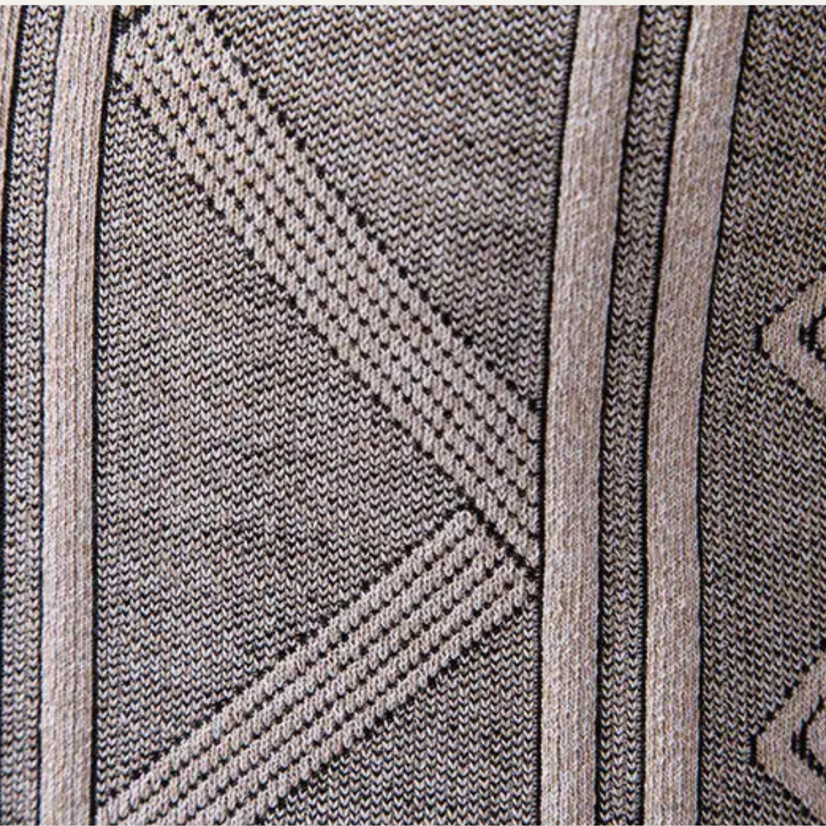 The Chianti Men’s High Neck Winter Zip Up Knit Cardigan