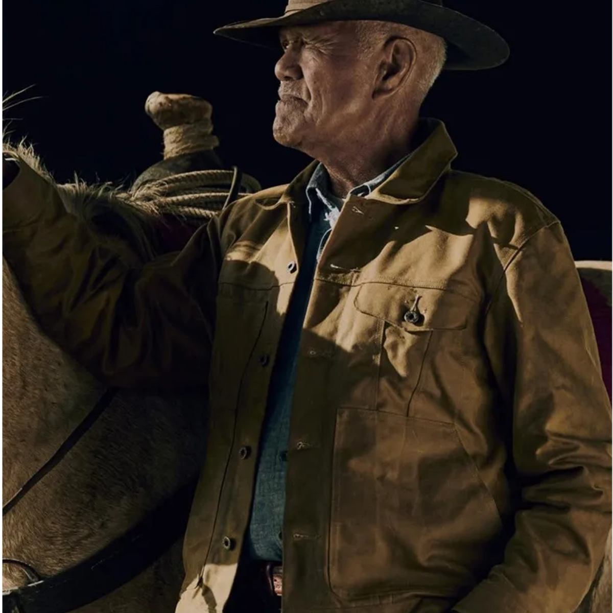 The Balmoral Men’s Retro Ranch Style Canvas Jacket