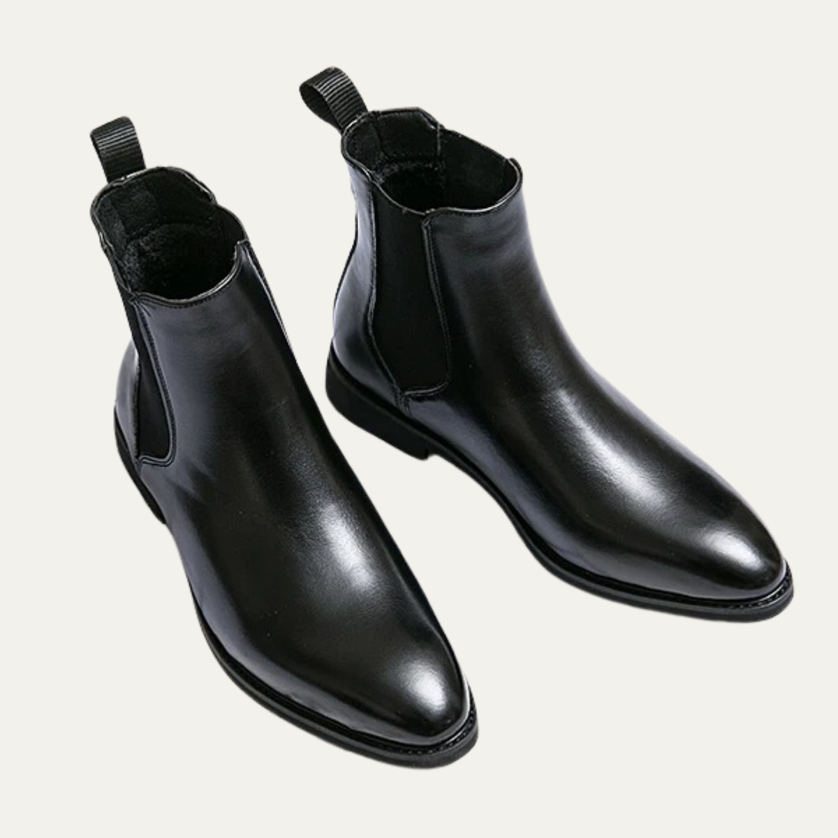 The Cobblestone Men’s Classic Ankle Slip On Leather Boots