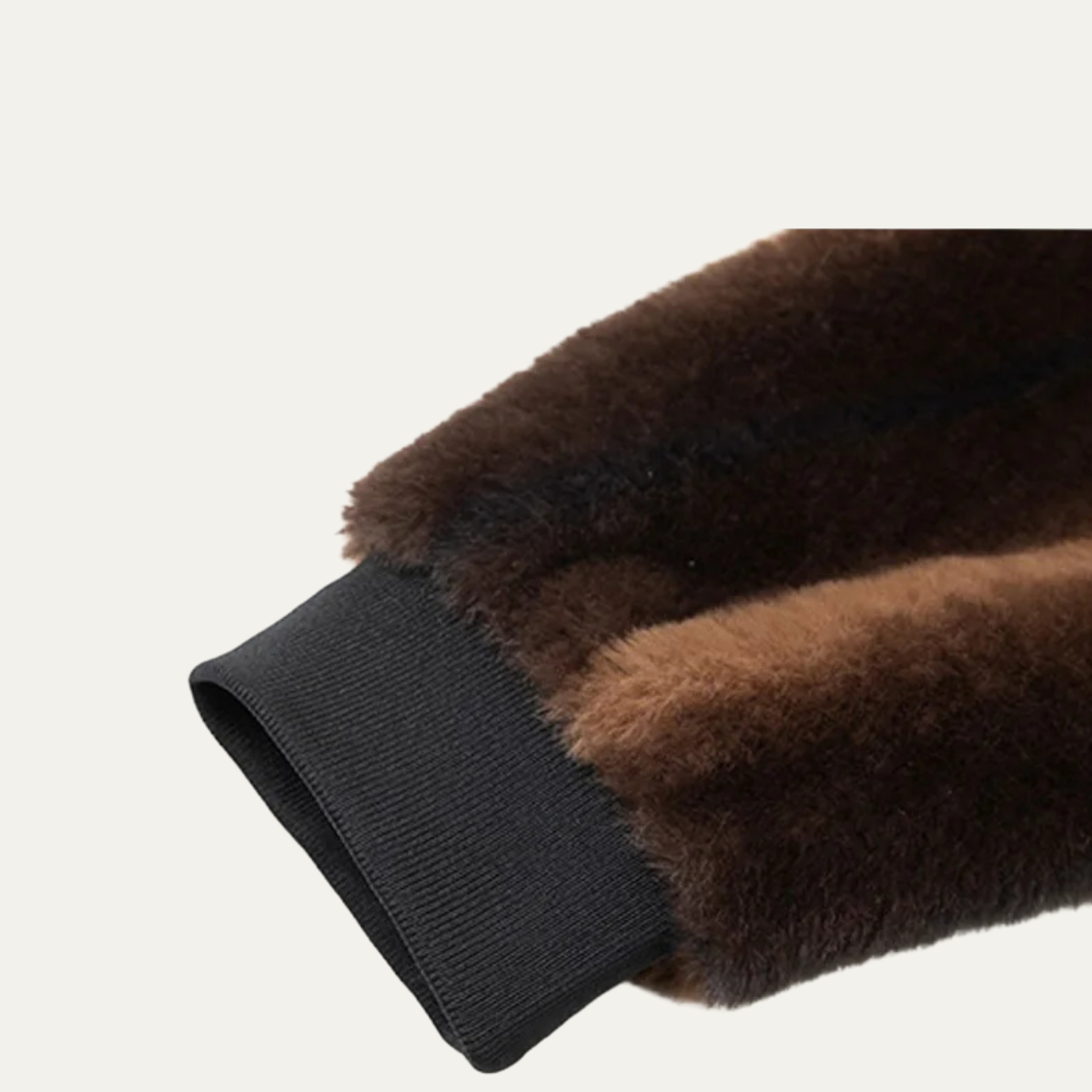 The Lucca Men’s Soft Plush Zip Up Fur Fleece Jacket