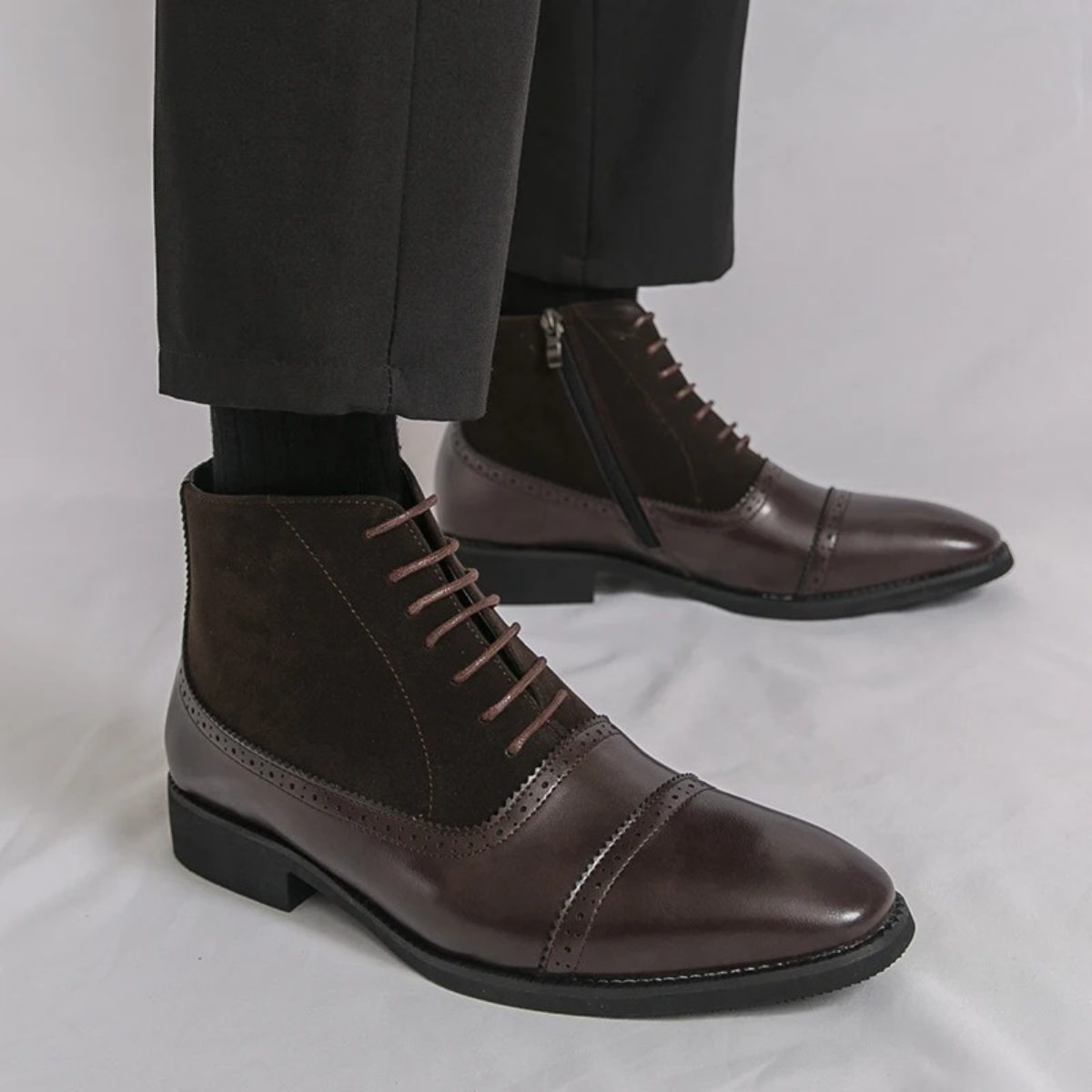 The Thistlewood Men’s Elegant Formal Chelsea Leather Boots