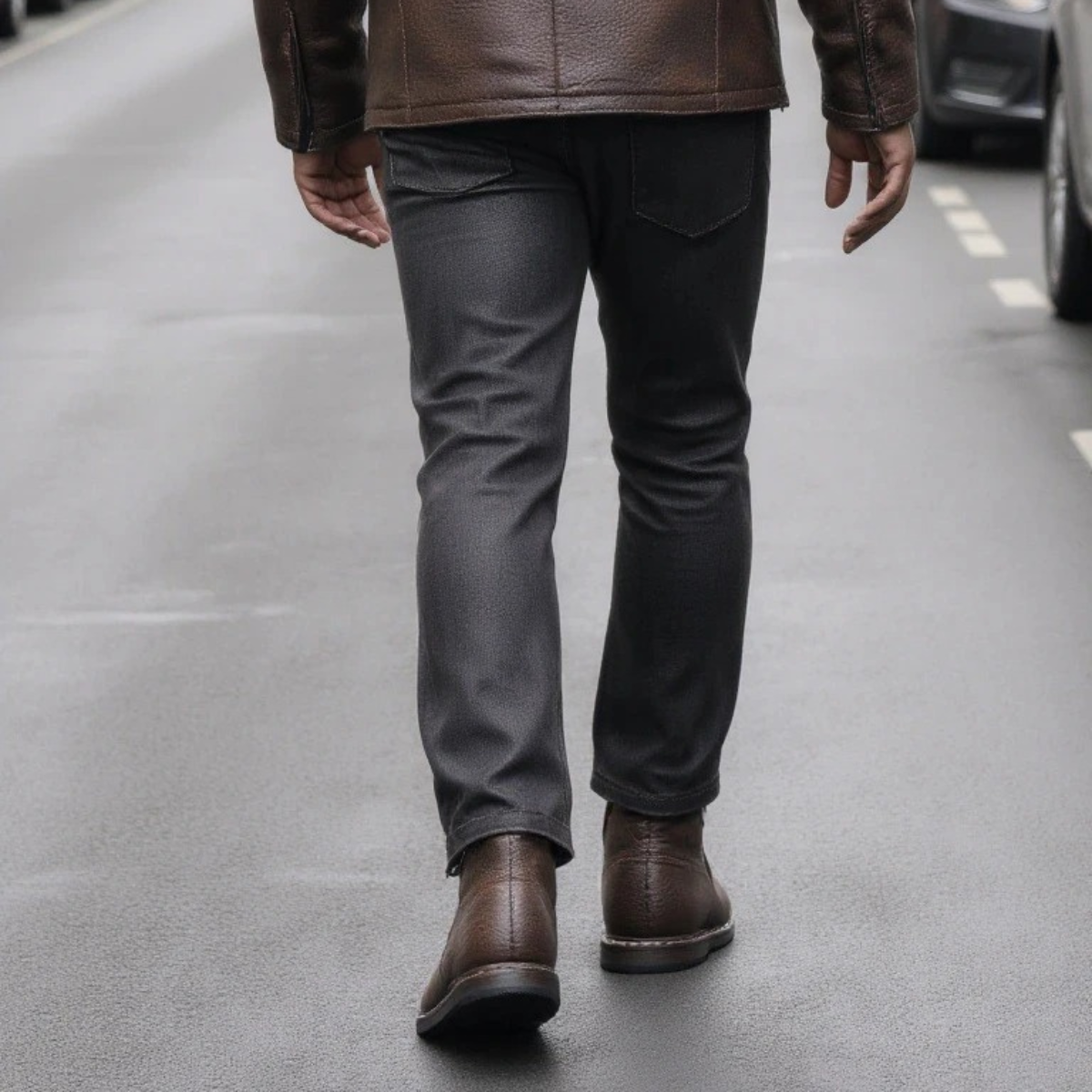 The Wildmere Men’s Vintage Ankle Brown Leather Boots