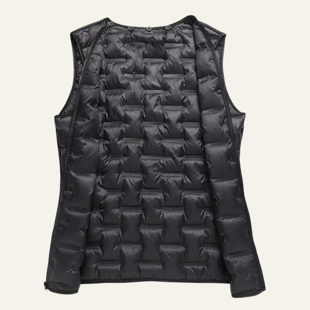 The Dobbiaco Men’s Winter Plaid Wool Blend Overcoat with Quilted Lining