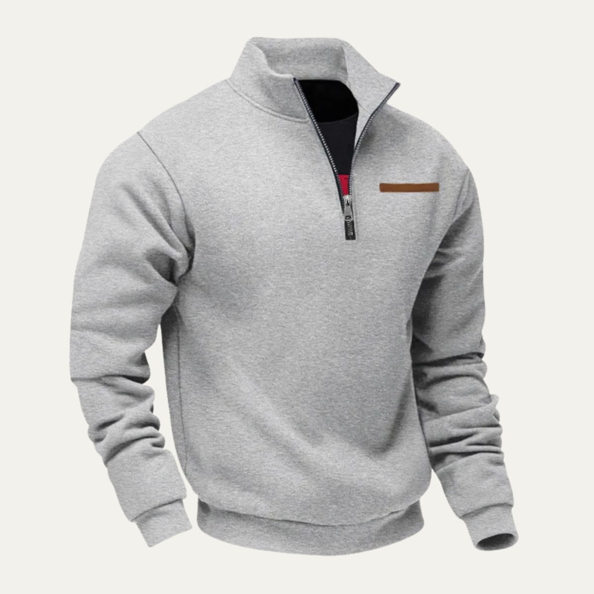 The Canterbury Men’s Quarter Zip Casual Stand Collar Jumper