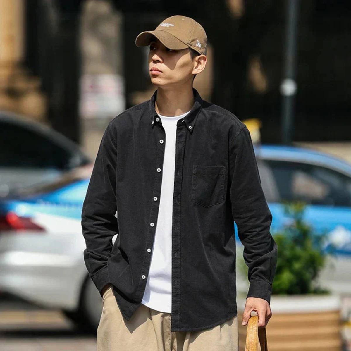 The Paris Premium Cotton Corduroy Shirt for Men