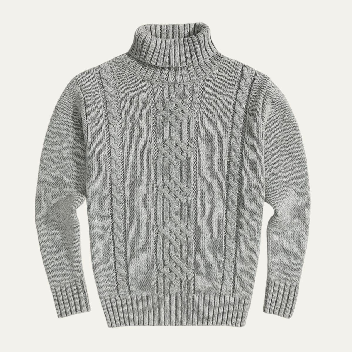 The Courchevel Knitted Turtleneck Jumper for Men - Merino Wool
