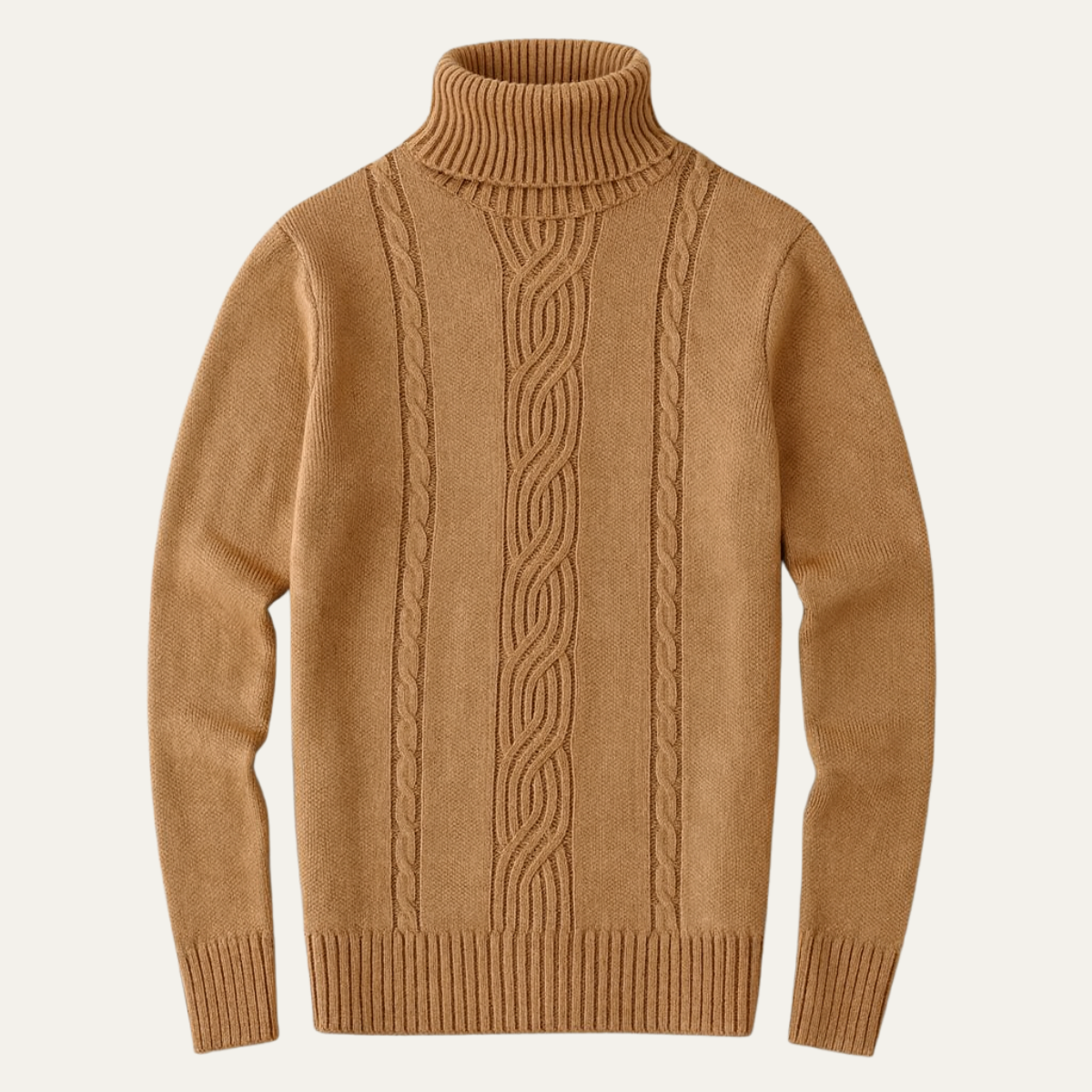 The Courchevel Knitted Turtleneck Jumper for Men - Merino Wool