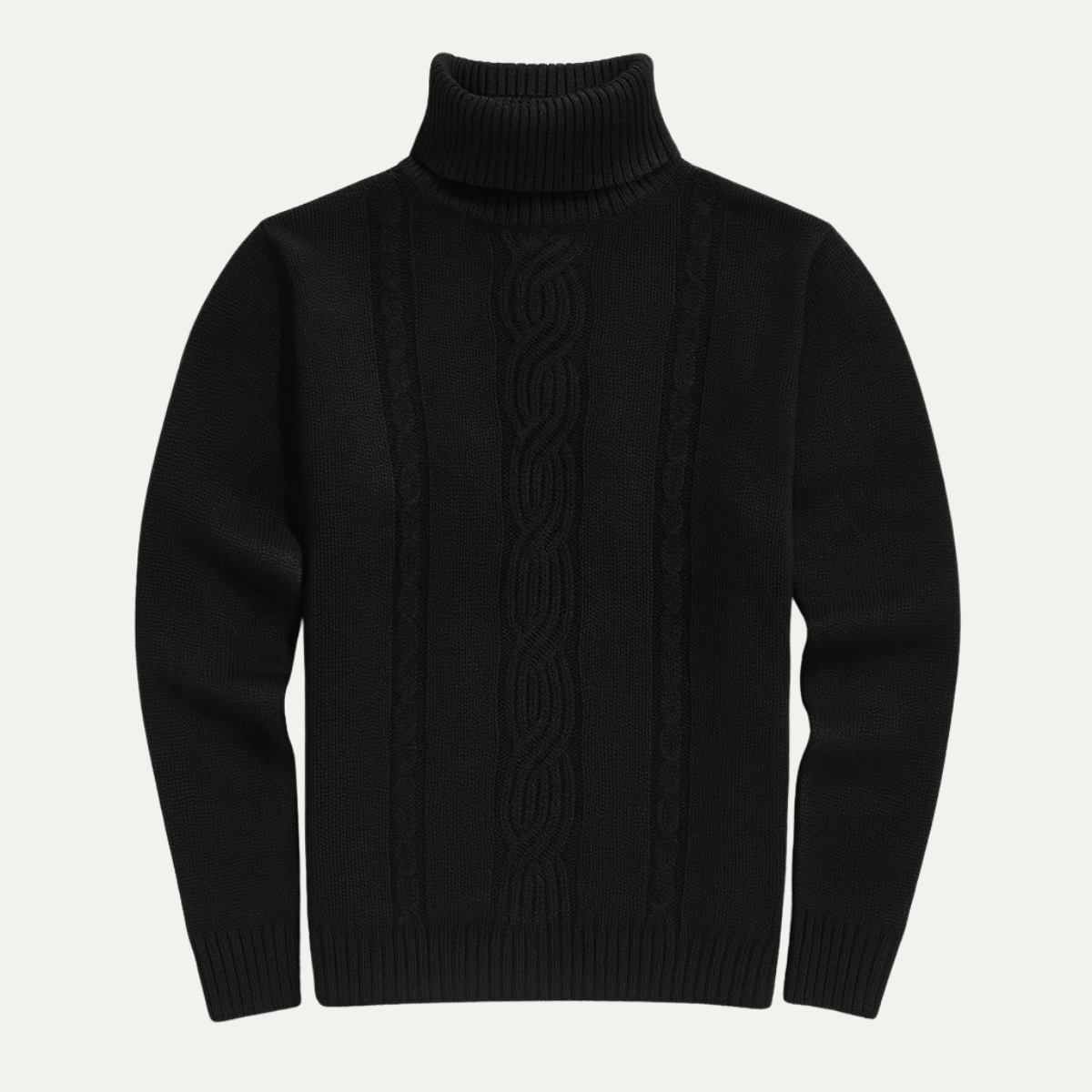 The Courchevel Knitted Turtleneck Jumper for Men - Merino Wool