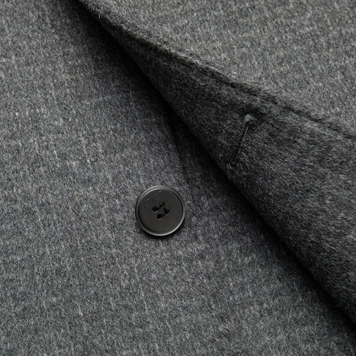 The La Villa Men’s Classic Double Faced Wool Overcoat