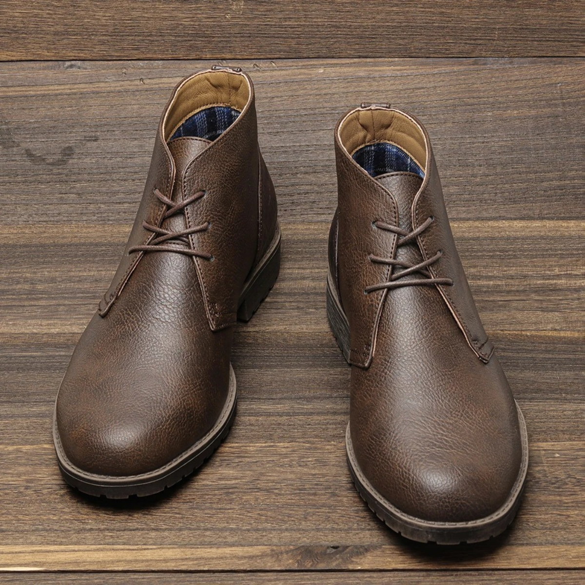 The Salisbury Men's Classic Retro Style Leather Boots