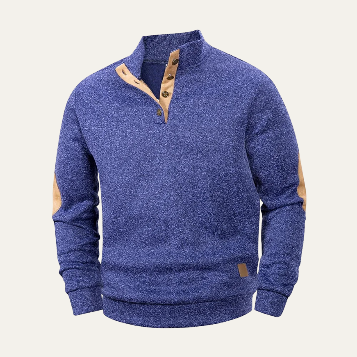 The Shanklin Men’s Casual Stand Collar Knitted Jumper