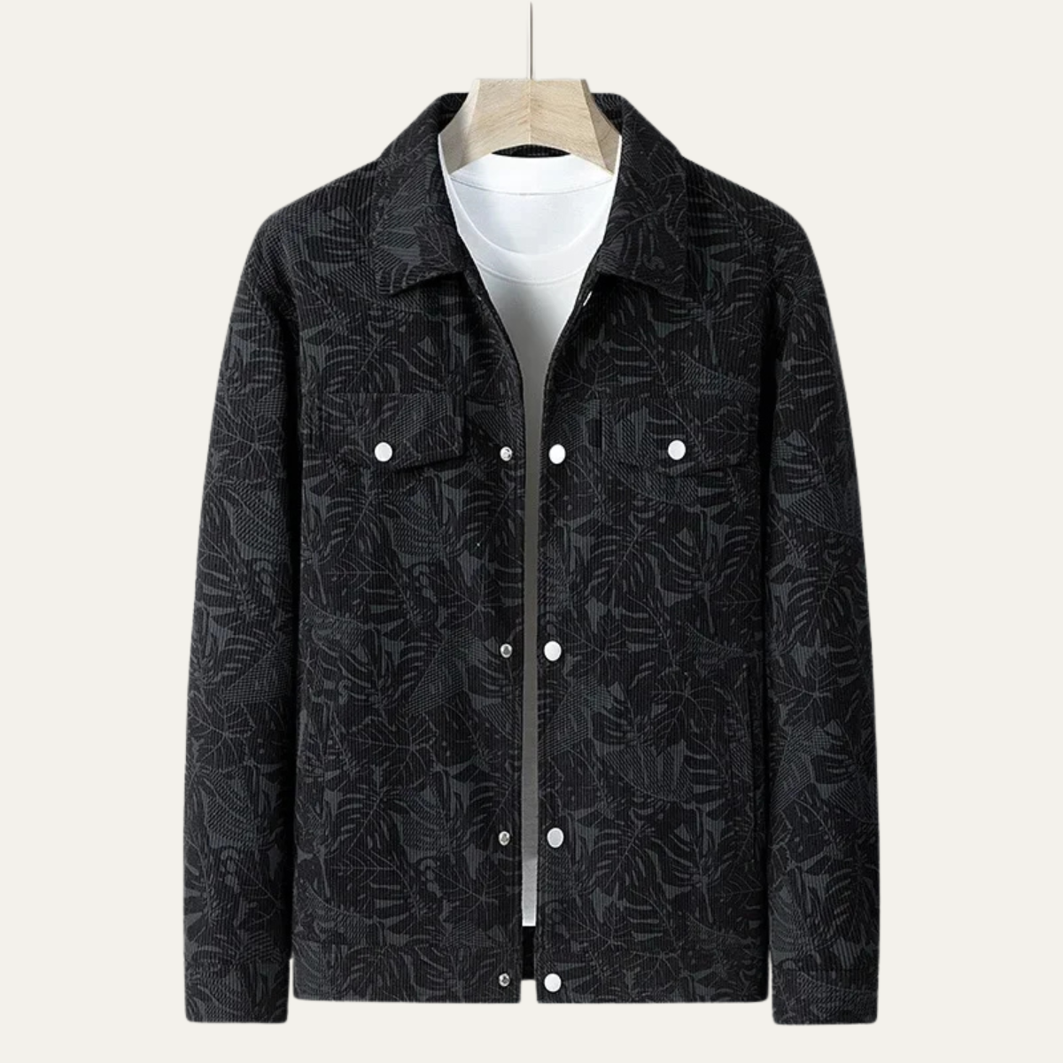 The Roma Men’s Casual Slim Fit Quilted Cotton Jacket