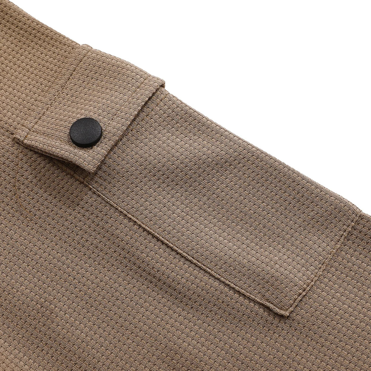 The Otranto Men’s Casual Waffle Knit Henley Shirt