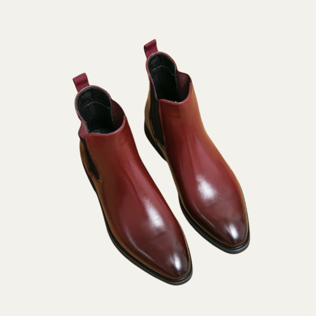 The Cobblestone Men’s Classic Ankle Slip On Leather Boots