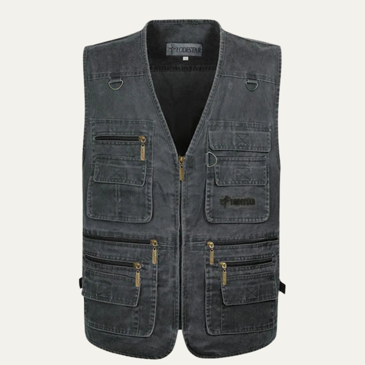 The Benevento Men’s Retro Outdoor Utility Multi Pocket Vest