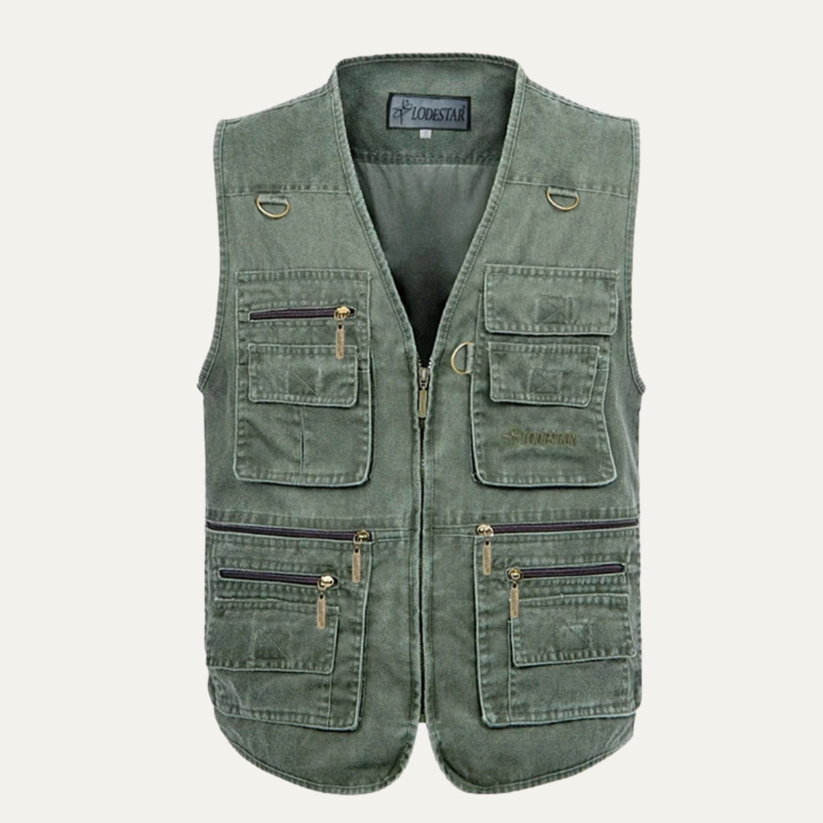 The Benevento Men’s Retro Outdoor Utility Multi Pocket Vest