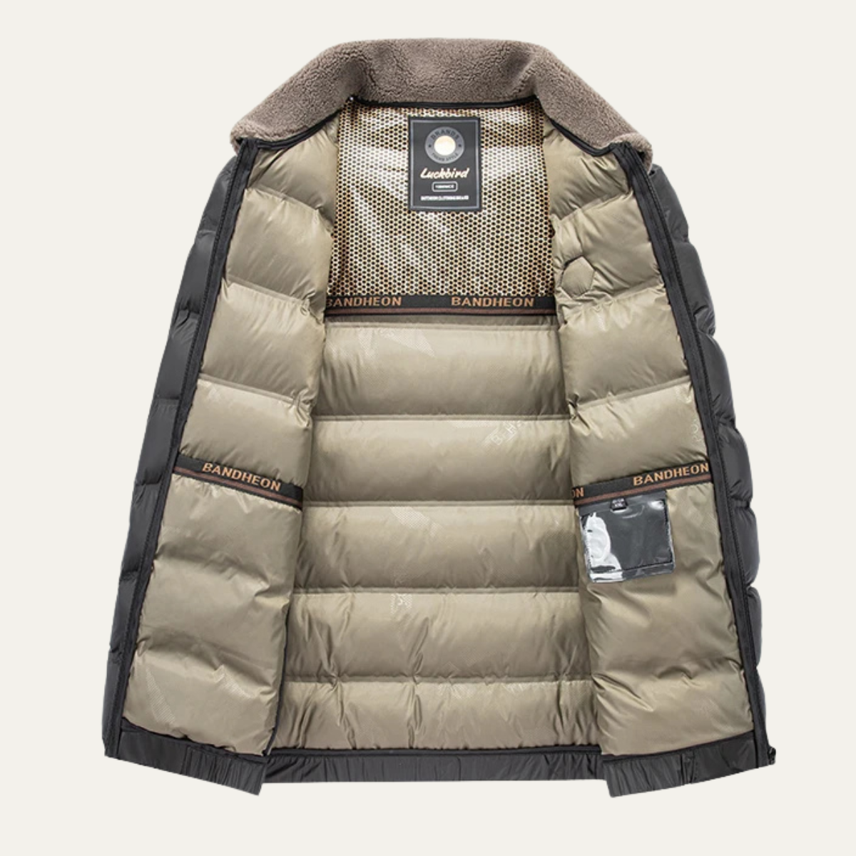 The Greenstead Men’s Padded Warm Winter Quilted Jacket