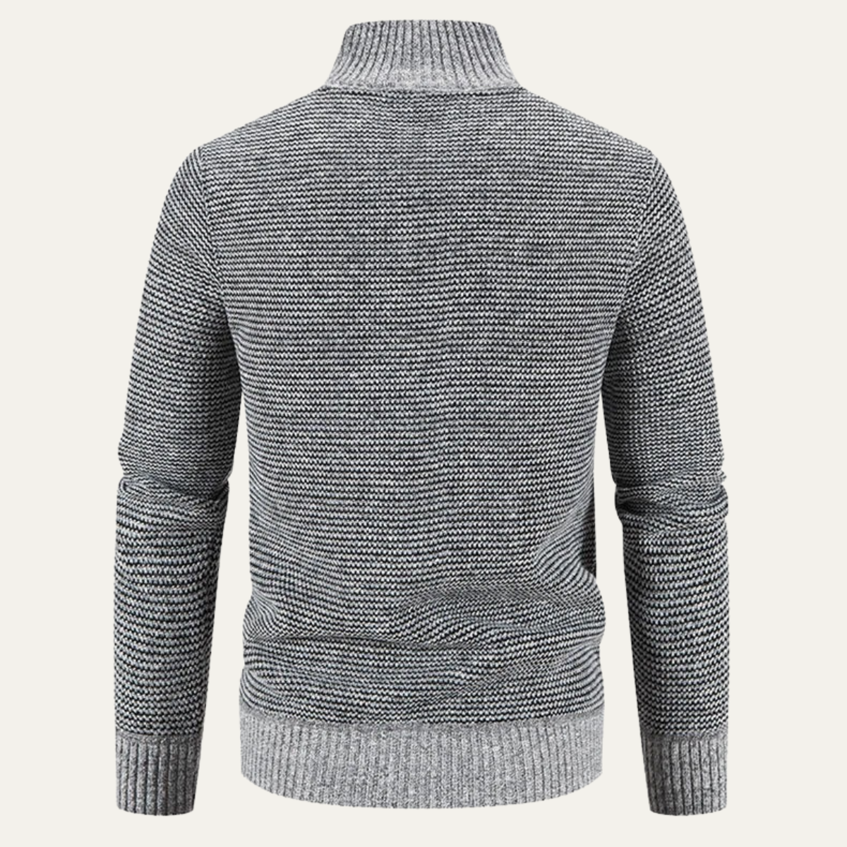 The Bordeaux Men’s Winter Bomber Jacket with Knit Sleeves