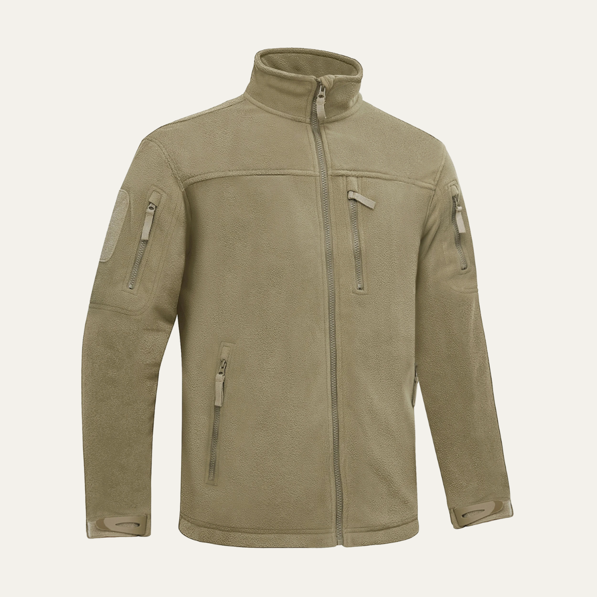 The Padova Men’s Warm  Tactical Fleece Jacket with Zipper Pockets