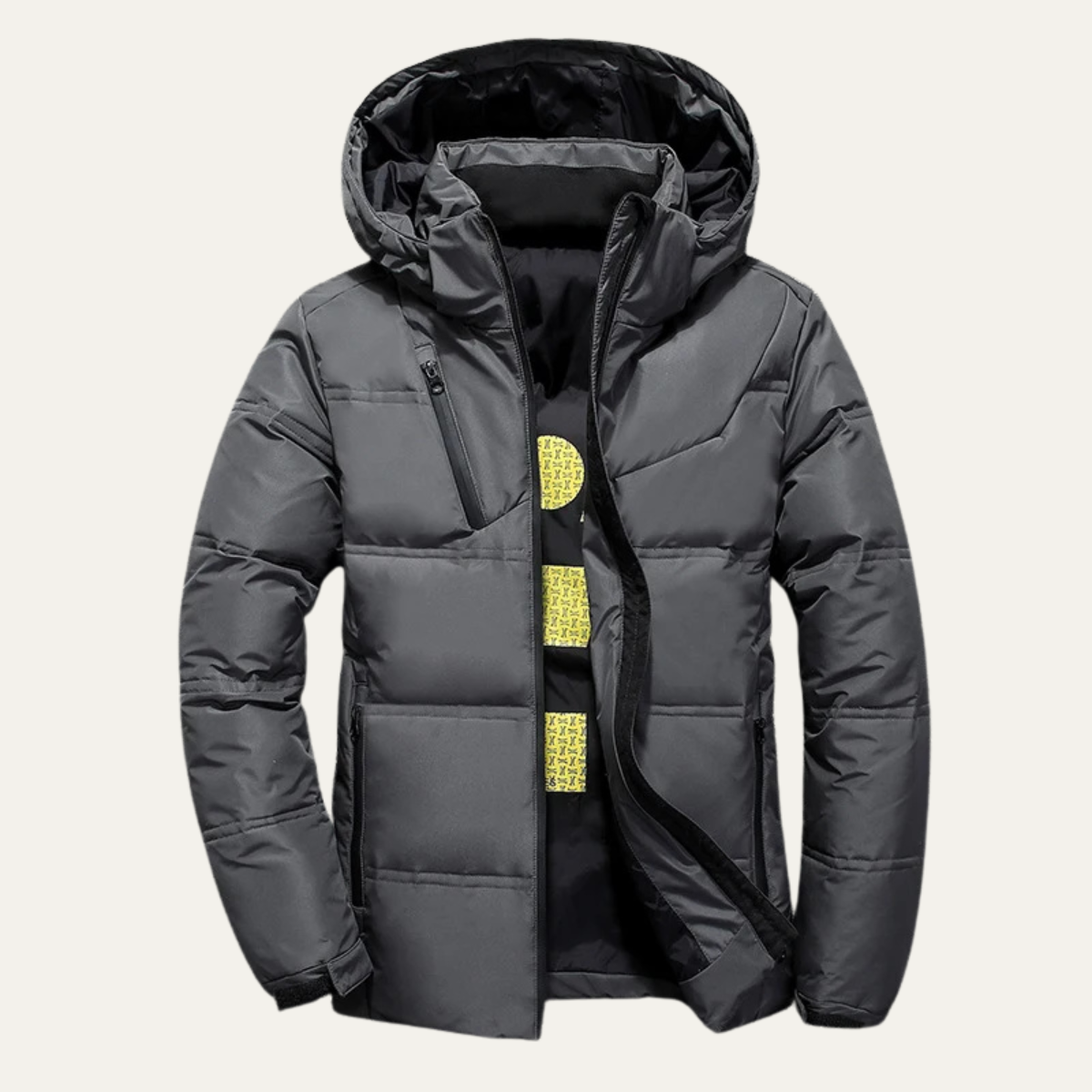 The Wrenford Men’s Puffer Down Winter Hooded Jacket