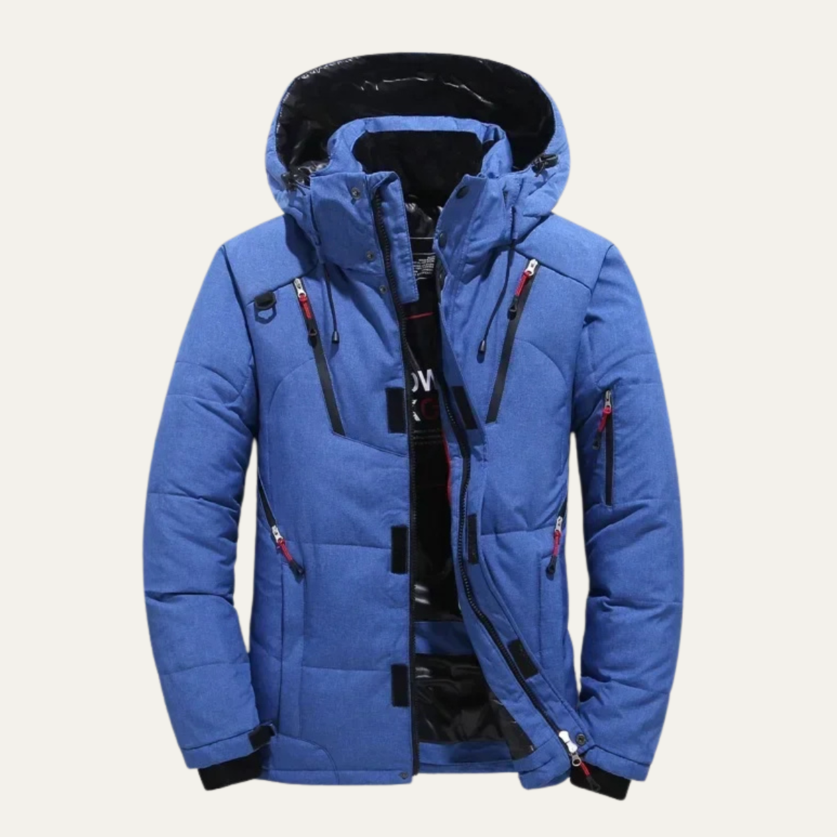 The Conwy Men’s Warm Hooded Puffer Outdoor Jacket