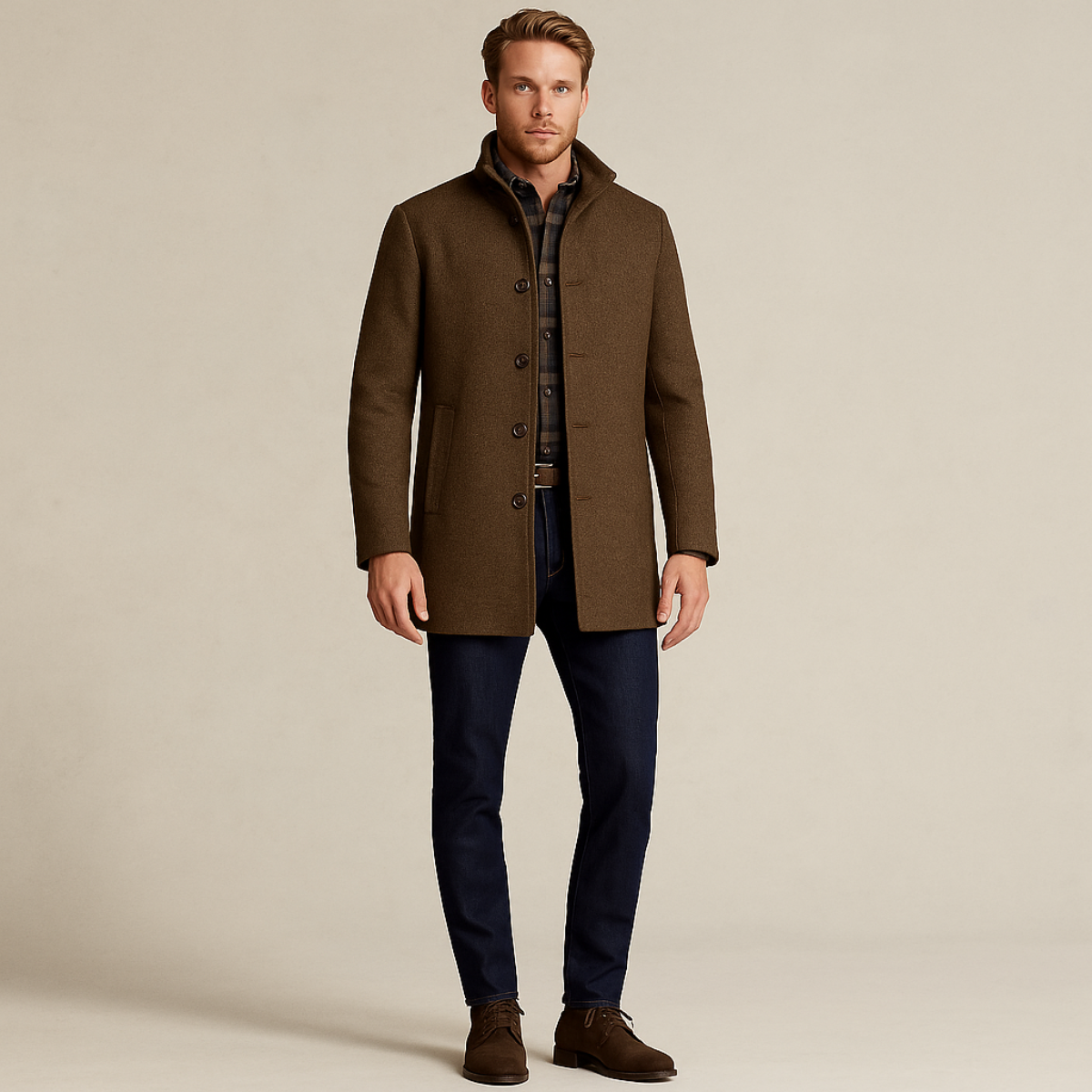 The Vienna Wool Coat – Men’s Classic Winter Overcoat