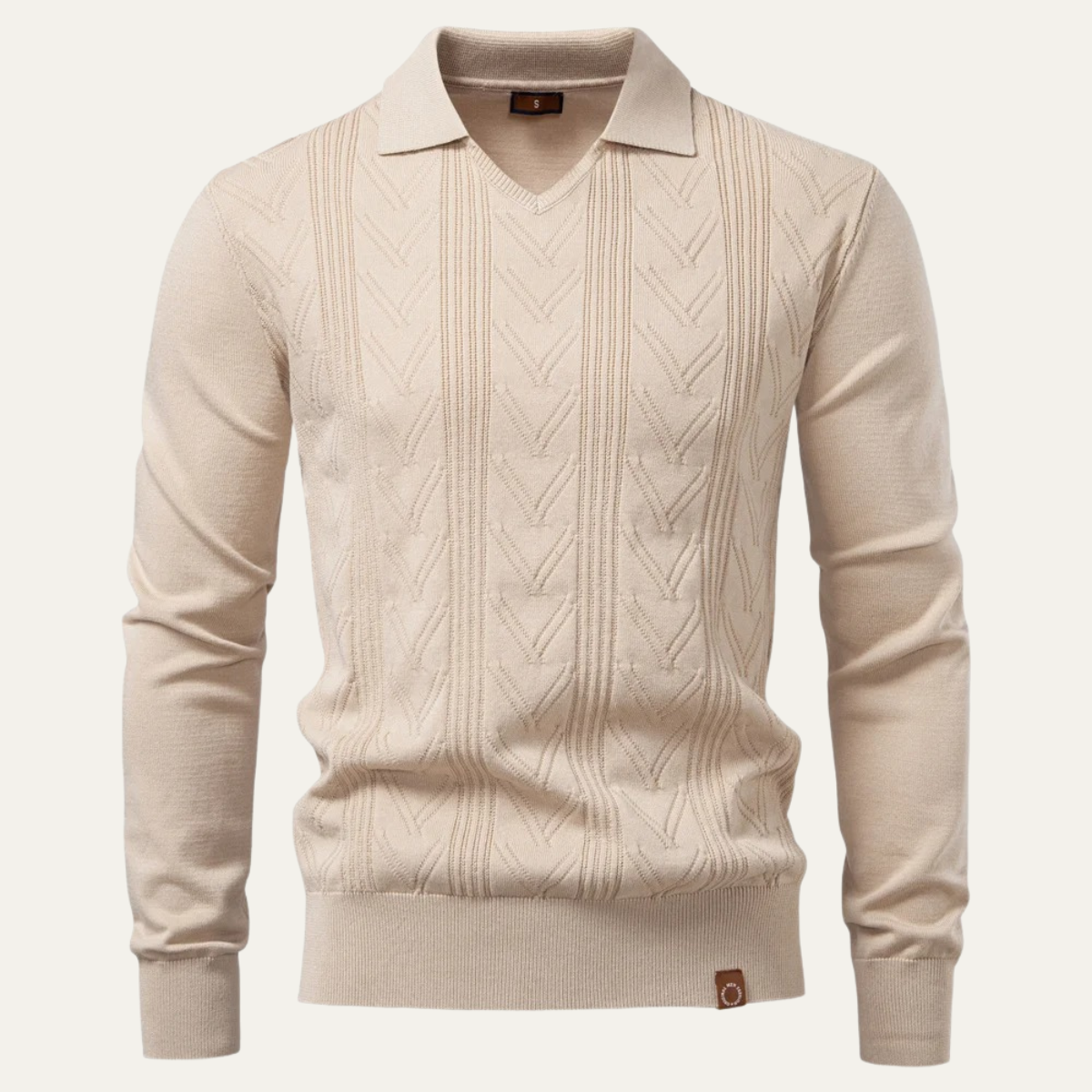 The Scarborough Men's Knit Casual Polo Jumper