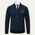 The Clapham Men's Embroidered Smart Knit Zip Cardigan