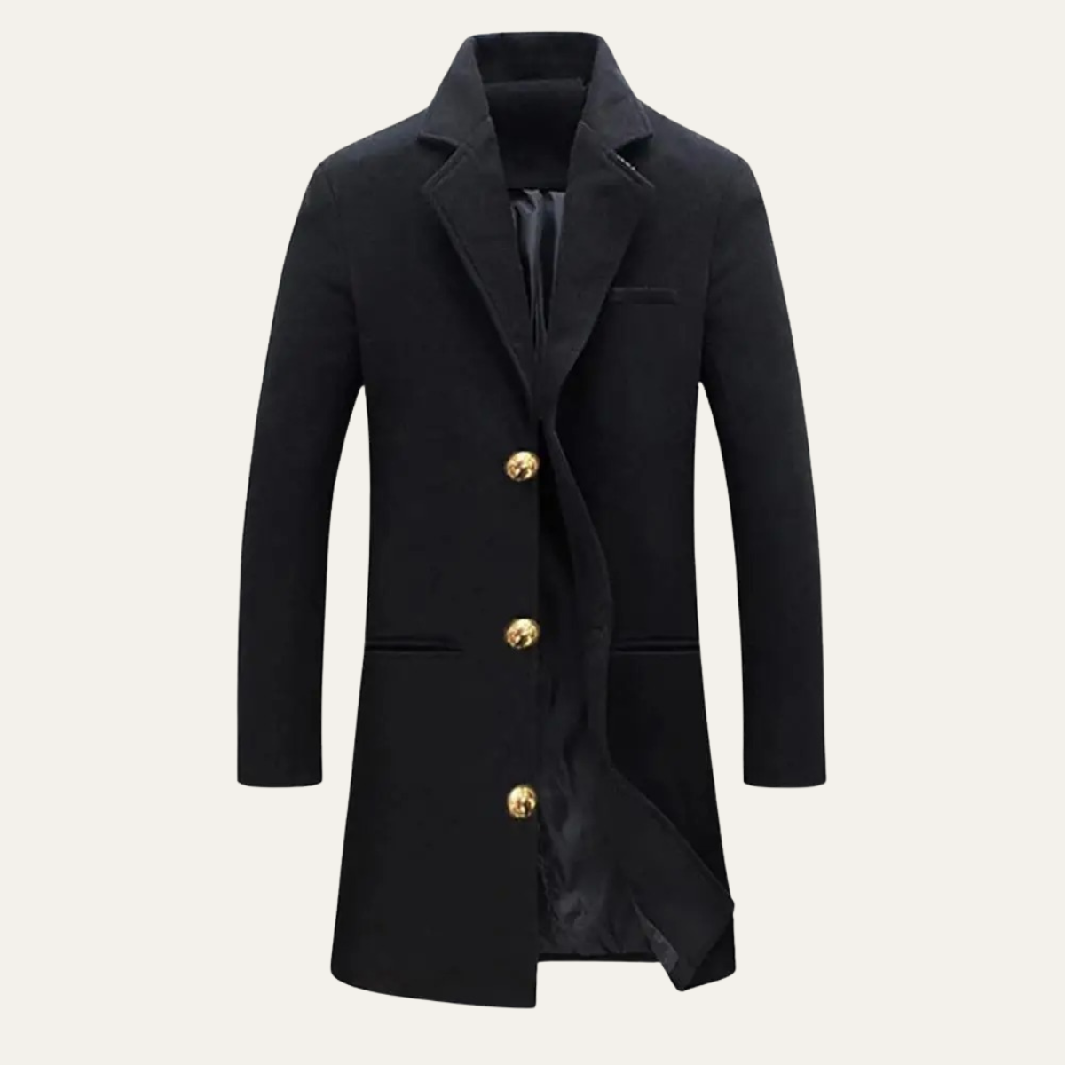 The Wandsworth Men's Elegant Wool Blend Winter Overcoat