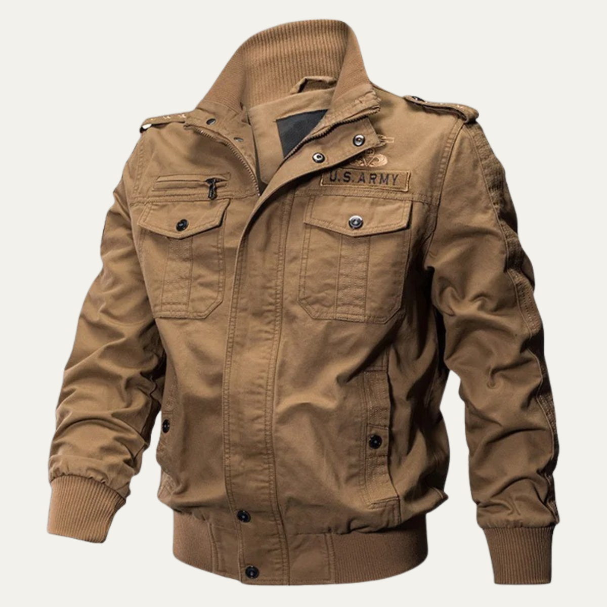 The Sydenham Men's Windproof Multi Pocket Military Style Bomber Jacket