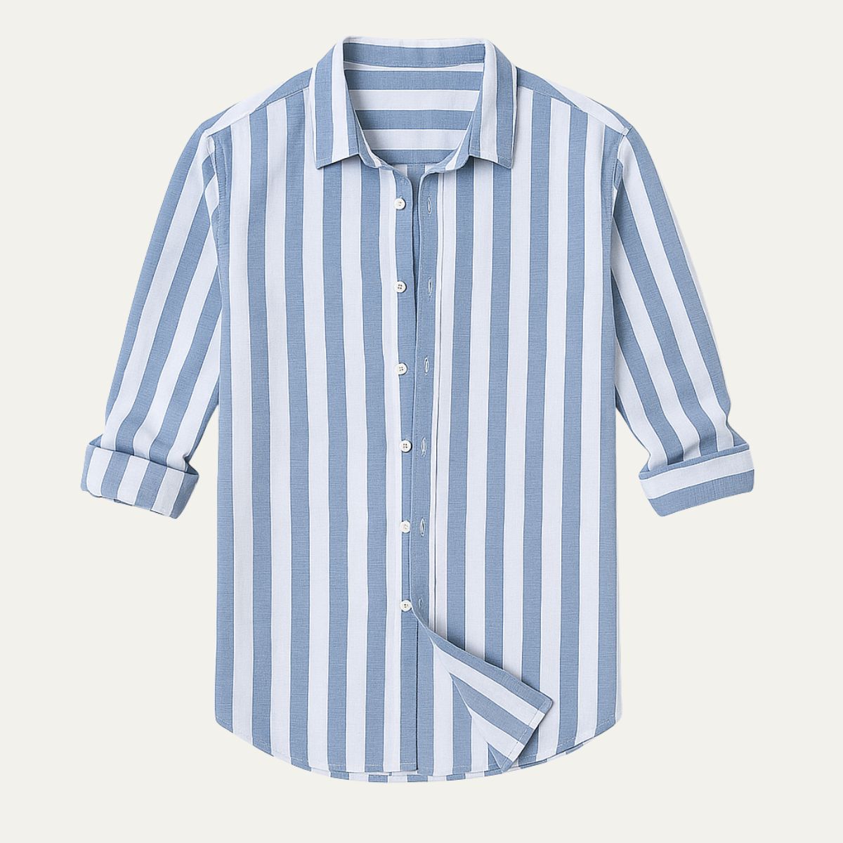 The Valencia Linen Striped Shirt for Men