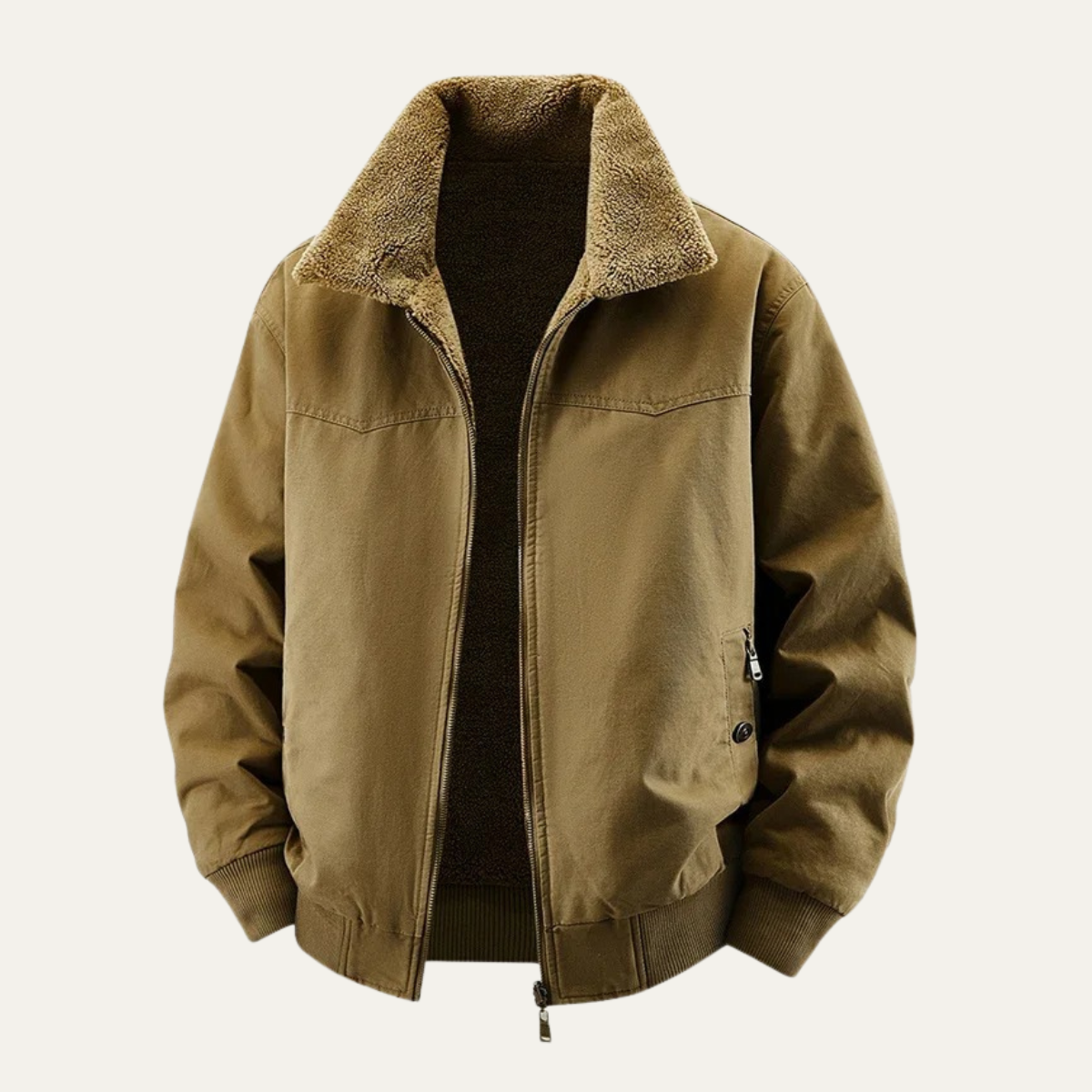 The Cardiff Men's Fleece Lined Reversible Bomber Jacket