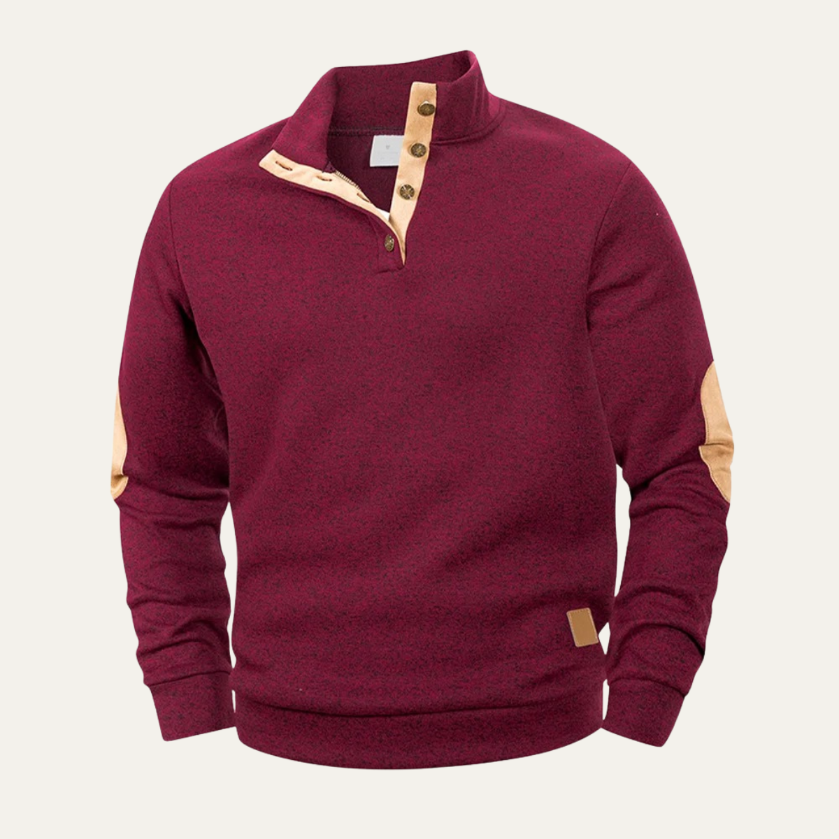 The Shanklin Men’s Casual Stand Collar Knitted Jumper