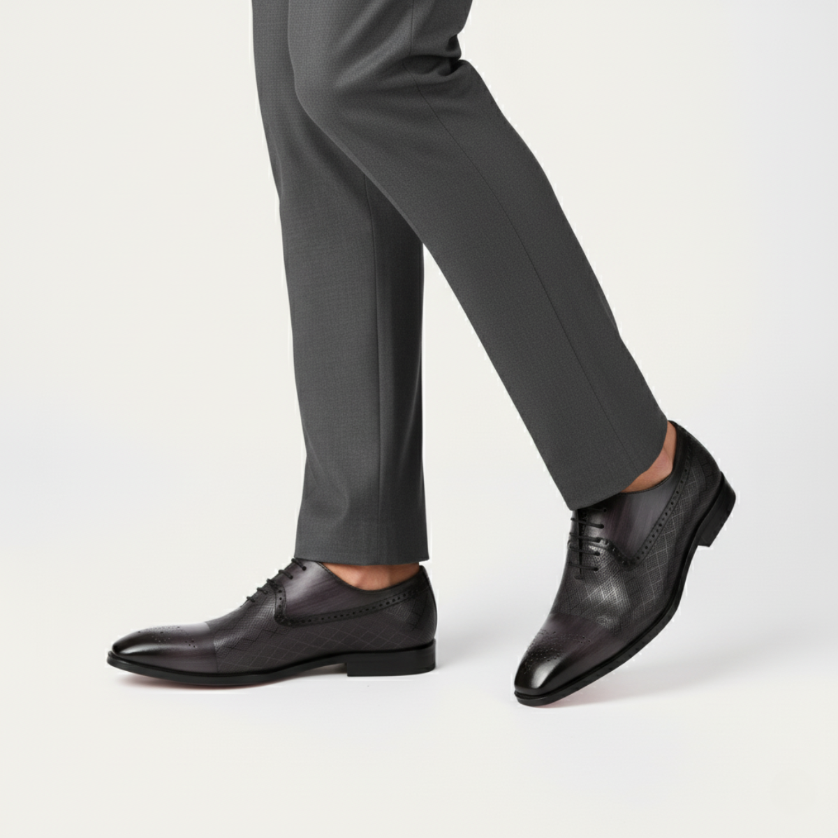 The Bolzano Men's Leather Dress Shoe – Lace Up Smart Shoe