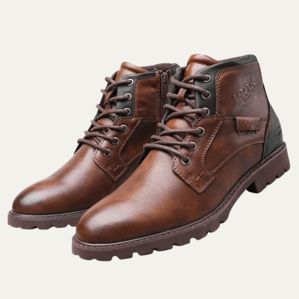 The Stanhope Men’s Vintage Durable Ankle Biker Boots