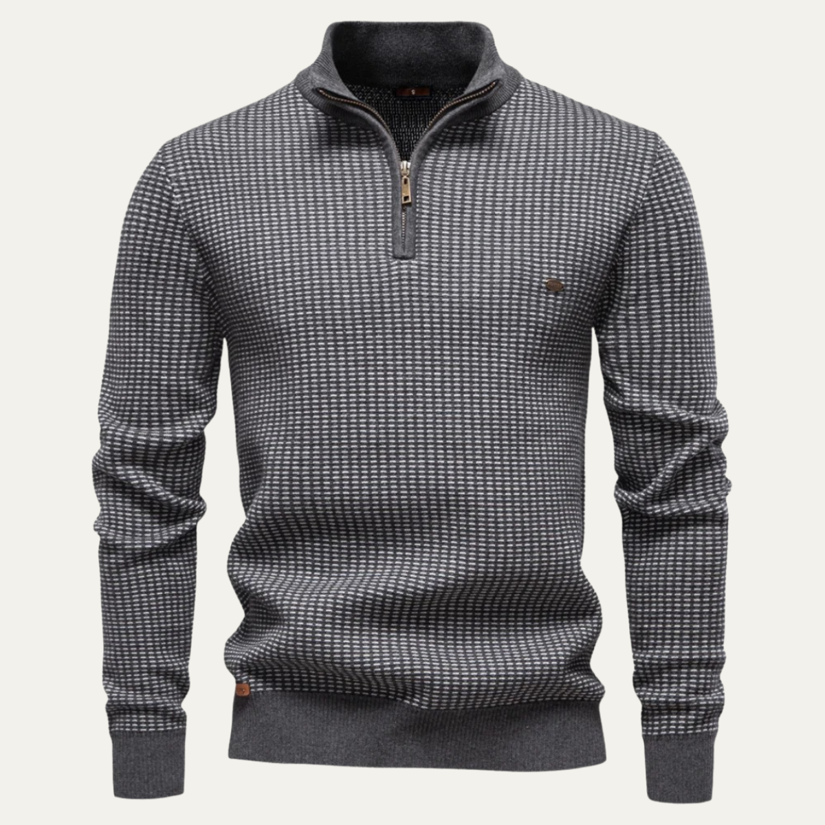 The Conwy Men's Half Zip Warm Winter Jumper