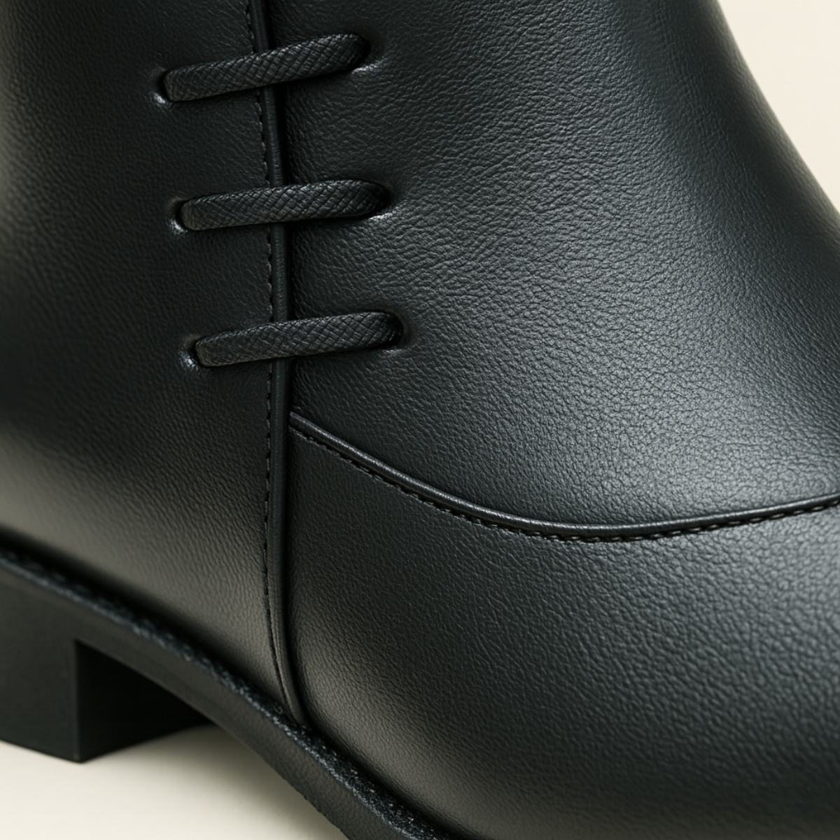 The Paisley Men's Modern Polished Leather Lace Up Chelsea Boots