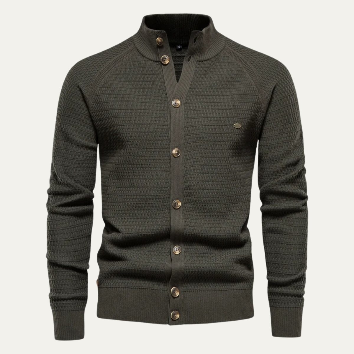 The Caernarfon Men's Casual Button Up Knitted Cardigan