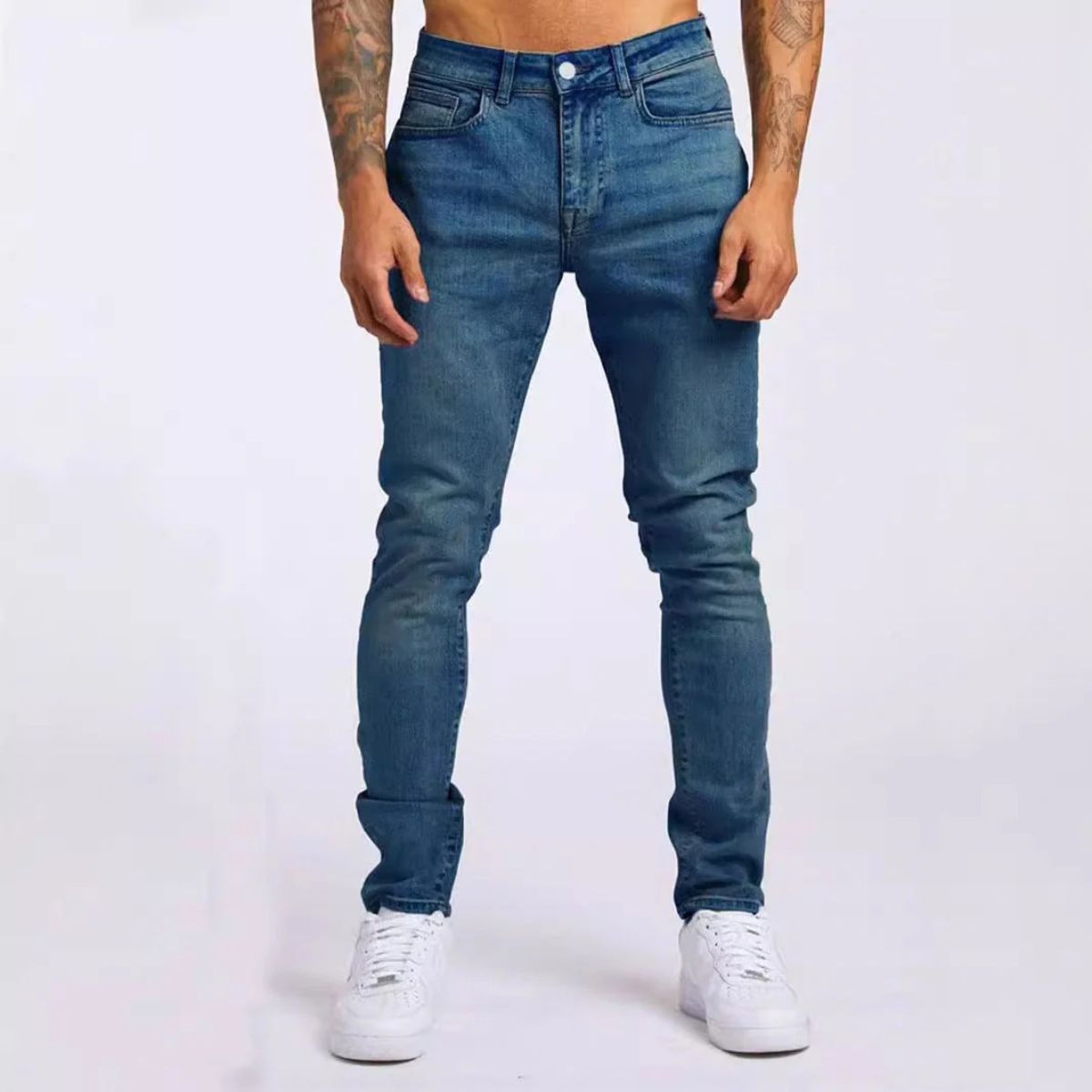 The Milano Slim Fit Classic Denim Jeans