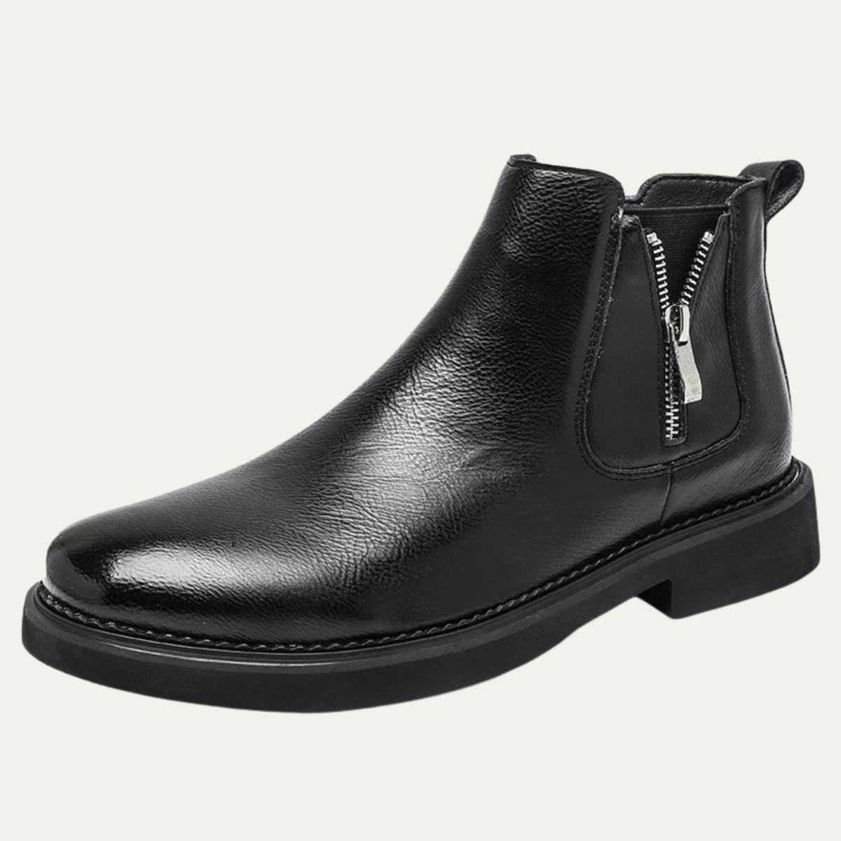 The Dulwich Men's Side Zip Classic Leather Ankle Boots