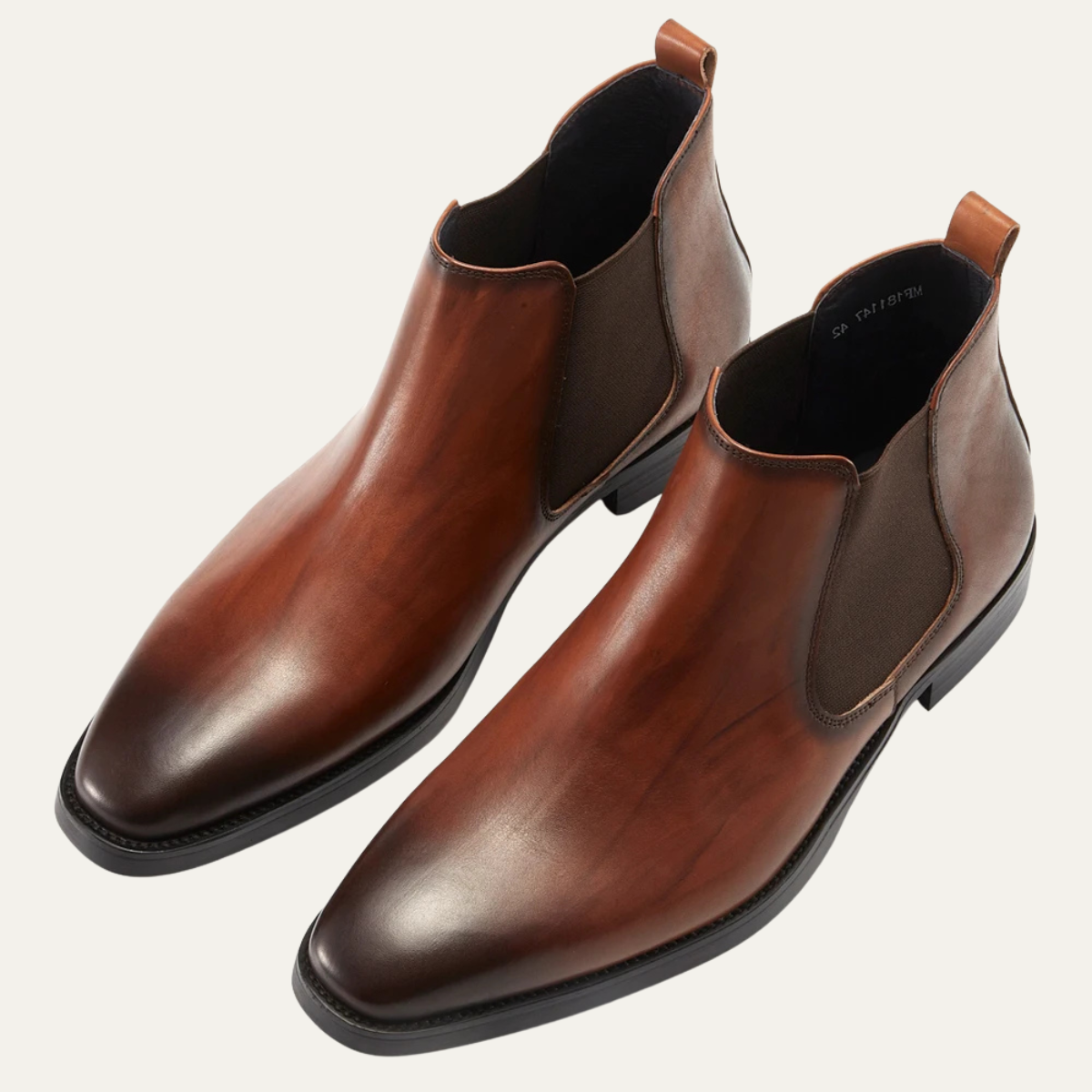 The Kirkwall Men's Polished Leather Smart Chelsea Boots