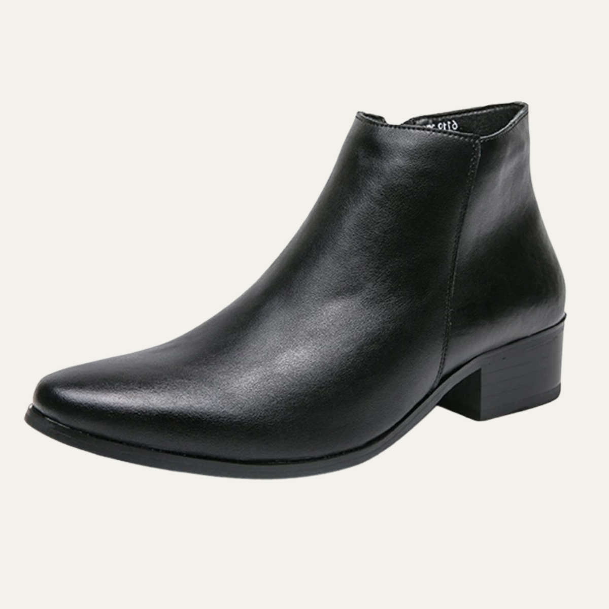The Henley Men’s Classic High Heel Leather Chelsea Dress Boots