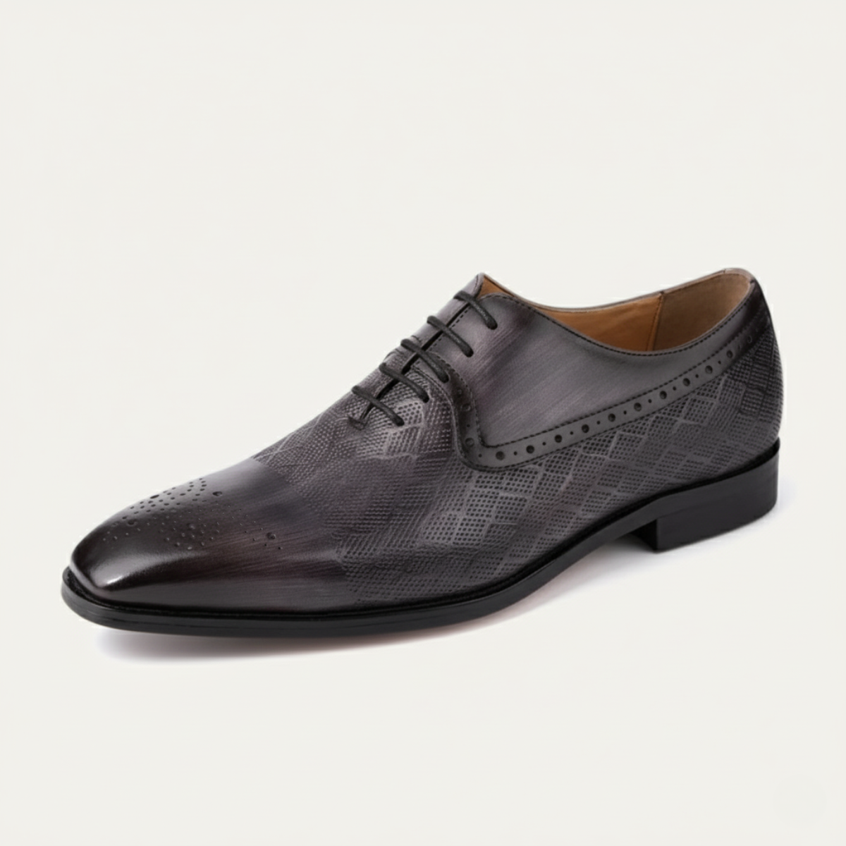 The Bolzano Men&#39;s Leather Dress Shoe – Lace Up Smart Shoe
